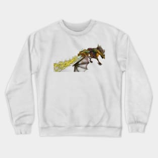 Golden Lightning Dragon Crewneck Sweatshirt